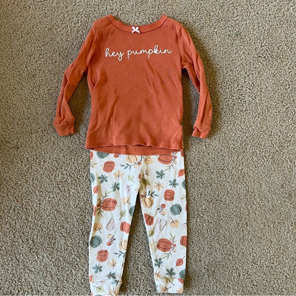 Chick Pea Baby Girl 12M Pajamas- Fall/Autumn/Halloween